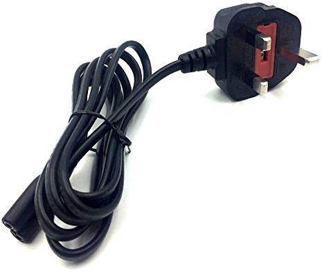 2 pin/prong AC Power Lead Cord Cable for Panasonic Blu-Ray DVD Player Recorder with 3 Pin Mains UK Plug for DMP-BD75 DMP-BD77 DMP-BD79 DMP-BD81 DMP-BD83 DMP-BD83EB