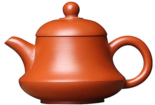 Théières Service À Thé Theiere Petite Bouilloire De Thé En Terre Cuite De 90 Ml D'Argile Rouge, Théière De Cloche Dorée Ancienne, Théière À La Main Kungfu-Rouge 10 * 7 * 6.3Cm