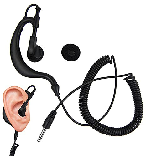 Auricular Juguete Tube Only Hörmuscheln Pinganillo Disfrafür Schlauch-hörmuschel Auricular Mono Con Conector 3,5 Auriculares De Policía Auriculares Una Oreja Jack 3'5 Auriculares Una Oreja Walkie