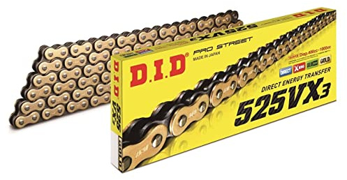 D.I.D Kette Did 525VX3 mit 128 Gliedern schwarz