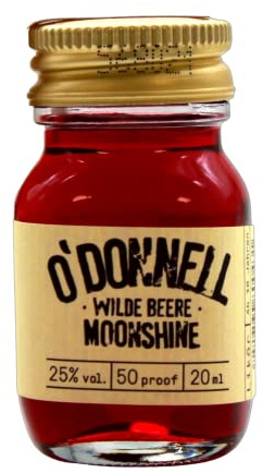 O`Donnell Moonshine Likör Wilde Beere Shots 25% vol, 16er Pack (16 x 20ml)