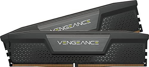 Corsair VENGEANCE DDR5 RAM 64GB (2x32GB) 4800MHz CL40 Intel XMP iCUE Kompatibel Computer Speicher - Schwarz (CMK64GX5M2A4800C40)