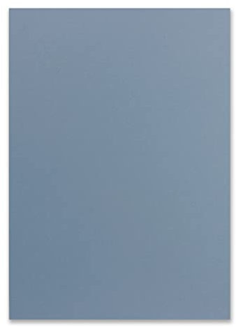 50 DIN A4 Papier-bögen Planobogen - Graublau (Blau) - 240 g/m² - 21 x 29,7 cm - Ton-Papier Fotokarton Bastel-Papier Ton-Karton - FarbenFroh