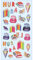 NEU SOFTY 3-D Sticker/Aufkleber, Schule III, 1 Bogen