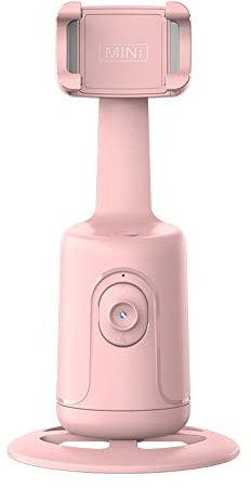 Irfora Smart 360° Auto Face Tracking Gimbal Desktop Selfie Stabilizer Robot Camera Uomo con Obiettivo Regolabile Base Stabile Supporto per Telefono Smartphone Vlog Live Streaming Video Chat