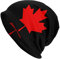 934 Schädel Cap Canada Maple Leaf Wintermütze Unisex Strickmützen Atmungsaktivem Winter Mütze Für Damen Winter Herren