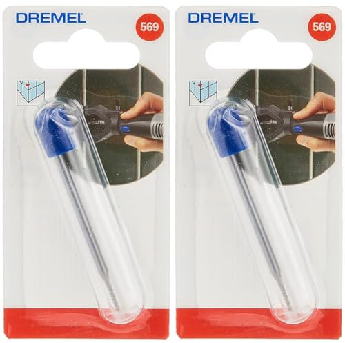 Dremel 569 Fugenfräsmesser, Zubehörsatz für Multifunktionswerkzeug mit 1 Fugenkratzer zum Reinigen und Entfernen von Mörtel (Packung mit 2)