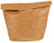 MAGICLULU 1pc Kraft Papier Bento Tasche Luftdichten Beutel Für Mittagessen Snack Lagerung Starke Leichte Faltbare