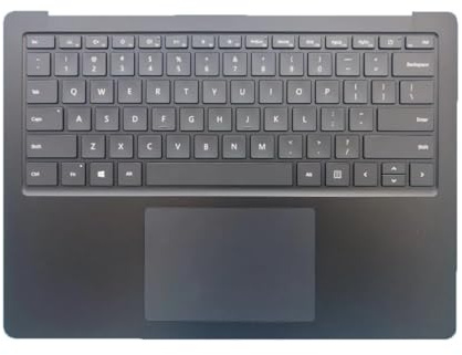Tastiera wireless Bluetooth portatile con touchpad per Microsoft Surface Laptop 4 13,5 1951 Touchpad Palmrest Keyboard (Nero)