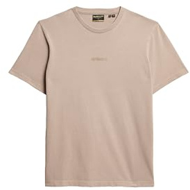 Superdry Herren Micro Logo T-Shirt lockere Passform