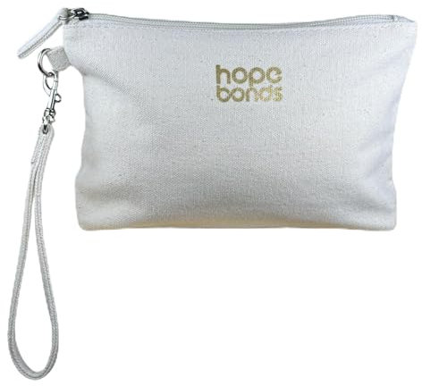Trousse en lin, beige, Trousse de rangement pour maquillage