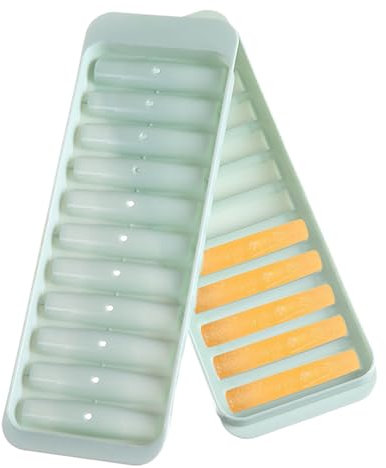 2 Stück Eiswürfelbehälter Flascheneis-Stick-Tabletts Boden Silikon Einfach Zu Lösen Wiederverwendbarer Eiswürfel Ideal Für Sportgetränke Und Wasserflaschen