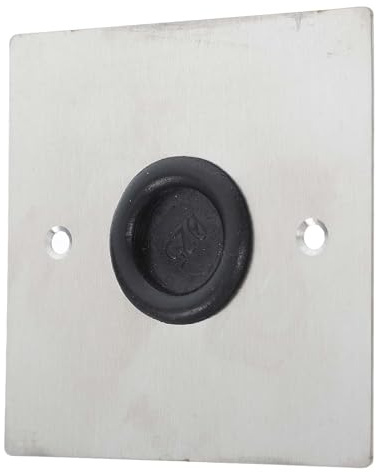 Edelstahl Blindabdeckung Steckdose 86mm mit Schrauben, Silber | Schalter und Ungenutzte Auslässe, Dekorative Abdeckplatte, Einfache Montage