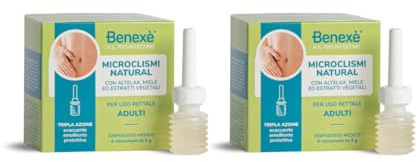Benexè Microclismi Natural - per Uso rettale - Dispositivo medico - 2 confezioni da 6 pz x 9 gr