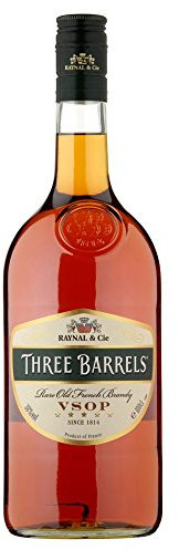 Three Barrels Brandy, 1 Litre