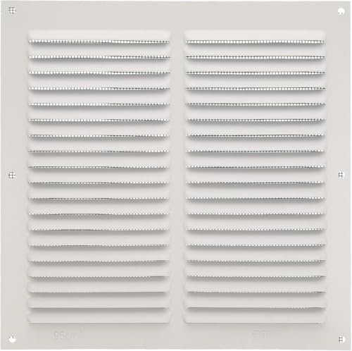 Amig - Griglia Quadrata in Alluminio con Zanzariera | Griglie di Ventilazione per Presa d'aria | Ideale per Soffitto Cucina e bagno | Dimensioni: 200 x 200 mm | Colore: Bianco