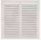Amig - Rejilla Cuadrada de Aluminio con Mosquitera - Rejillas de Ventilación para Salida de Aire - Ideal para Techo de Cocina y Baño - Medidas 200 X 200 MM - Color Blanco