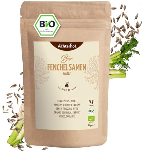 Fenchelsamen BIO süß ganz (250g) | Fenchel Samen | Fencheltee | als Gewürz oder Fenchel Anis Kümmel Tee