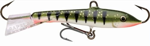 Rapala Unisex-Adult Jigging Rap Angelköder-Natürlich Schwimmendes Angelzubehör-Jig-Köder-Variable Lauftiefe-Fischköder 5cm, 9g-Hergestellt in Estland-Nordic Perch, 5 cm / 9 g