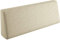 sunnypillow Palettenkissen mit abnehmbarem Bezug Kaltschaum Palettenauflage Palettenpolster Palettensofa Sitzkissen Rückenlehne Indoor Outdoor Rückenkissen 120x40x20/10cm Cremefarben