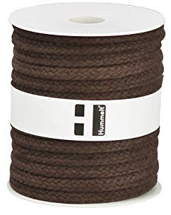 Hummelt® Baumwollseil Baumwollkordel (H) 8mm 20m braun auf Rolle