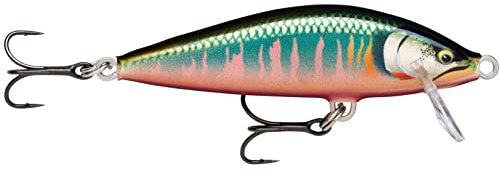 Rapala - Angelköder Countdown Elite - Angelzubehör aus Balsaholz - Süßwasser-Spinnköder - Sinkend - Lauftiefe: 1,2m - Größe: 7,5cm / 10g - Hergestellt in Estland - Gilded Oikawa