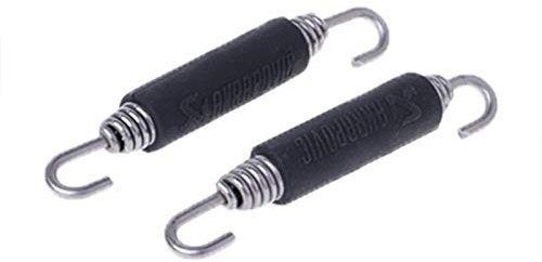 Molle di espansione per moto, gancio per marmitta in acciaio inox, molle per tubo di scappamento, per moto e scooter, 2 pezzi, 85 mm