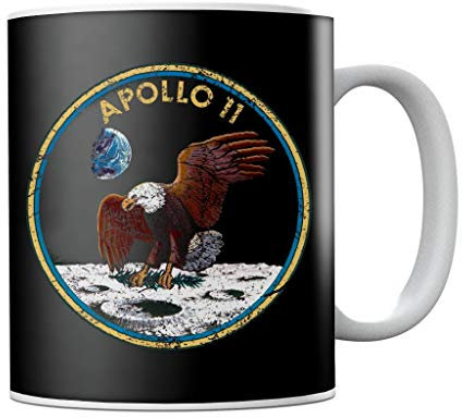 Nasa Apollo 11 Mission Badge Distressed Mug