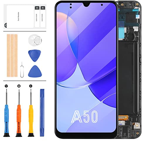 INCELL Écran de Rechange pour Samsung Galaxy A50 A505 SM-A505F A505FD A505U LCD Écran tactile numériseur Assemblage lentille Verre Kit pièces de réparation sans capteur d'empreintes digitales