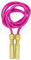 Corda per saltare in legno, corda colorata, 250 cm, manico in legno, per bambini, corda per saltare la corda, qualità made in Germany, 3003 (rosa)