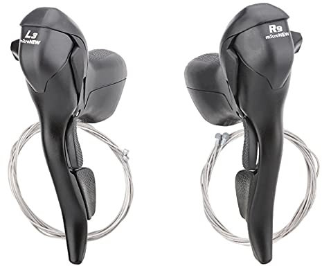 PW TOOLS STI Shifters 3X9 -R473 Trip Schalthebel Bremse Umwerfer Rennrad Fahrrad Umwerfer