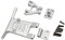 F Fityle RC Metall Frontschutz & Stoßstange Set für Wltoys 124016 124019 1/14 144001 Raupenmodell Buggy Trucks Zubehör - Silber