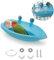 ZSLJSWDZ Oiseau Baignoire Bol avec Miroir pour Animaux de Compagnie,Douche Alimentation Nourrisseur. Bains pour Oiseaux