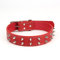 Yiwong Collar de Perro con Remaches Estilo Punk, Collar para Perros Grandes Y Medianos, Collar para Perros con Remaches De Doble Fila