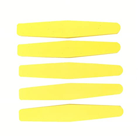 5 unids/Set Grueso de arenal de Papel de Lija Archivo 100/180 Landing Buffer Double Side Nail File Buffer Lime Ongle Nail Art Tools