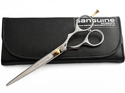 Haarschneideschere, Haarschere Professional, lange Profi-Friseurschere, 7 Zoll + Präsentationskoffer & Spitzenschutz