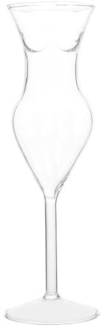 Anneome Kreatives Cocktailglas Form Eines Weiblichen Körpers Stabiler Barweinbecher Aus Lebensmittelechtem Glas Für Whiskey Und Cocktails Für Partys Und Zuhause