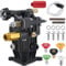 HLHgirl 3300 PSI 2.5 GPM Horizontal Power Washer Pump Replacement for Honda, Karcher, Simpson & More - Black Aluminum Industrial Pump
