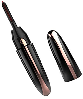 FRCOLOR Mini-wimpernzange Mit Hot Lashes-funktion Wiederaufladbar Hand-wimpernzange Mit Beheiztem Lockenstab Beauty-tool Für Frauen Radian Roll Design Wimpernzange