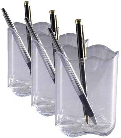 Durable Stifteköcher Trend, 1 Stück, transparent, 1701235400 (Packung mit 3)