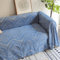 Gualiy Sofa Überzug 180x300cm, mit Einfach Berg Strukturiert Sofa Überzug 3 Sitzer Couch Überzug Antirutsch Blau Sofa Überzug für Wohnlandschaft