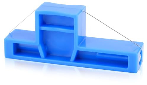 Angle Clay Cutting Tool, 2.7x1.1 Inch Small Steel Wire Bevel Cutter Flexible Clay Trimming Tool Pottery Scoring Tool for Ceramic Sculpting