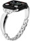 Miimall Bling Correa Compatible con Apple Watch 41mm 40mm 38mm, Brillante Correa Metálica de Aleación de Diamante para la Colección Femenina iWatch Band Serie 9/8/7/6/5/4/3/2/1/SE2/SE Plata