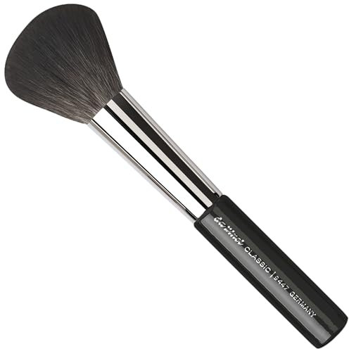 da Vinci, Pinceau à poudre classique rond, végétalien, fibre synthétique, pour poudre libre et pressée, application uniforme, transitions douces, effet matifiant, pinceau cosmétique, fabriqué à la