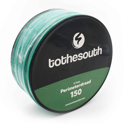To the South® 2,7mm Perimeterdraht/Begrenzungsdraht passend für TECHLine Mähroboter - Länge: 150 Meter
