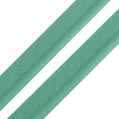 5m Paspelband Stoffband Nähkante Paspelschnur zum Nähen 10mm breit Farbwahl, Größe:10mm, Farbe:blassgrün