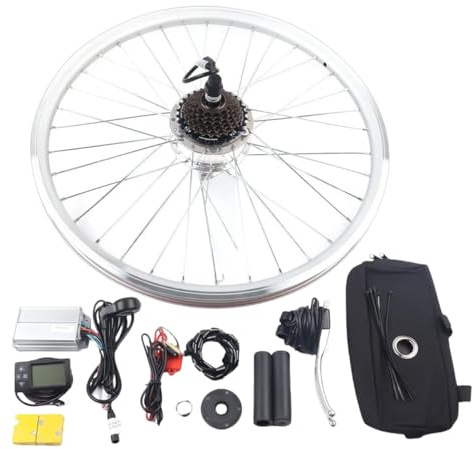 Froulaland 26 Zoll 36V 350W Elektrofahrrad Hinterrad Umbausatz E-Bike Conversion LCD Kit Ausgestattet Mit Einem Leistungsstarken Controller, Um Eine Große Stromversorgung Sicherzustellen.