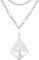 kkjoy Rhombic Tree of Life Layered Necklace Stainless Steel Family Tree of Life Pendant Necklace Nature Inspired Spiritual Jewelry for Women Men