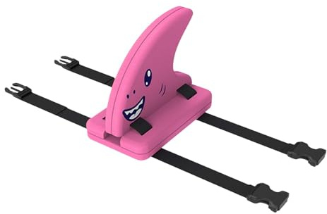 Flotador de goma EVA rosa para niños, aleta de tiburón, flotador de natación para niños, aleta de tiburón, ayuda de natación, aleta de tiburón para piscina, natación, flotador de aleta de tiburón para