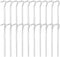20 Small Tent Garden Ground Pegs Stakes, Zinc Plated Steel 17cm (6.7 Inch) for Outdoor Camping, Hiking, Gardening, Plant Support, Gazebo, Tarpaulin, Netting Hooks